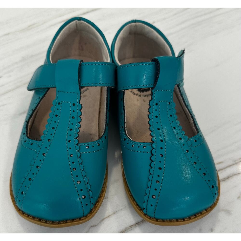 Livie & Luca Opry T-Strap Mary Jane Turquoise NWOT Girls Toddler 12 Adorable! - Picture 3 of 9